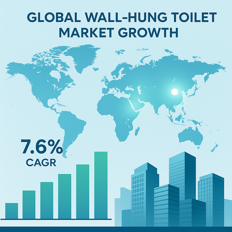 2025 Two-Piece Wall Hung Toilet Market: 28% Lower TCO, Smart Integration